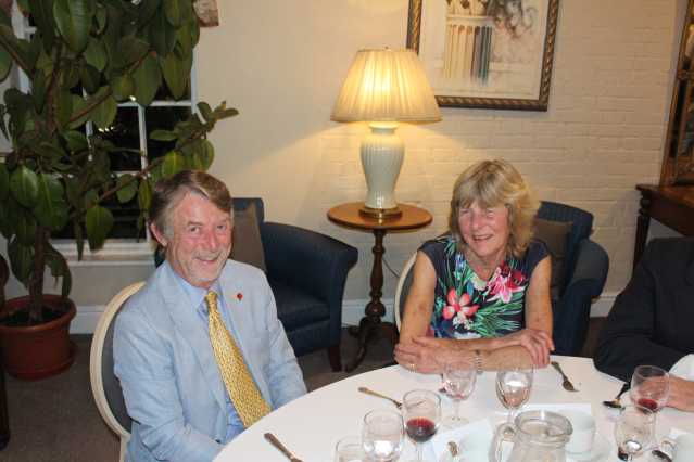 Image of Club Chairman Dave Watters and his wife